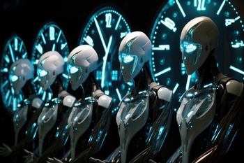 Futuristic new year s eve celebration 350x233