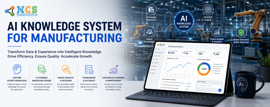 AI knowledge management system for manufacturing companies
