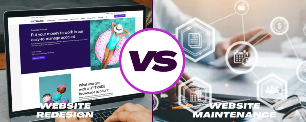 Website Redesign vs Maintenance