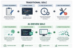 Comparing traditional vs AI driven SDLC