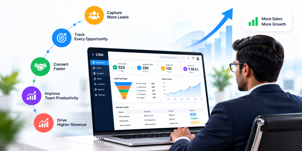 Why Sales Lead CRM Dashboard