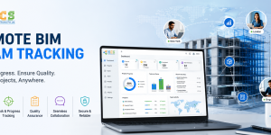 Remote BIM team tracking dashboard